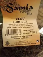 Mängden socker i Clou Girofle 100Gr,