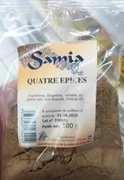 Mängden socker i Quatre épices