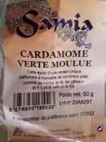 Mängden socker i Cardamome ver en poudre