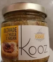 Mängden socker i Olivade a l'huile d'argan