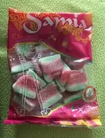Mängden socker i Bonbons samia pasteques