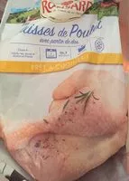 Mängden socker i Cuisses de poulet avec partie de dos