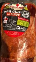 Mängden socker i Rôti cuit de dinde