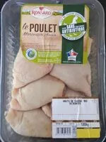 Mängden socker i Haut de cuisse de poulet 1kg élevé sans antibiotic