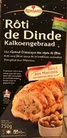 Mängden socker i Roti de dinde