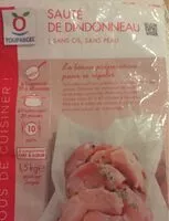 Mängden socker i Sauté de Dindonneau