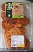 Mängden socker i Découpe de poulet au paprika
