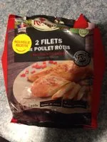 Mängden socker i 2 filets de poulet rôtis - façon rôtisserie