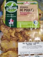 Mängden socker i Decoupes de poulet