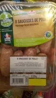 Mängden socker i Saucisses de poulet