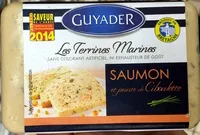 Mängden socker i Les Terrines Marines Saumon et pointe de Ciboulette