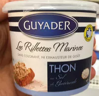 Mängden socker i Guyader Les Rillettes Marines Thon