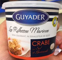Mängden socker i Rillette De Crabe
