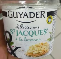 Mängden socker i Rillettes de St Jacques à la Bretonne