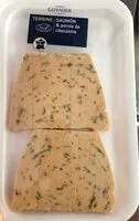 Mängden socker i 2X60G Terrine Saumon & pointe ciboulette