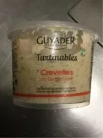 Mängden socker i Tartinables crevettes au gingenbre