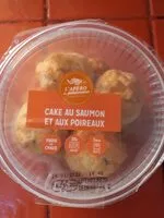 Mängden socker i Cake au saumon et aux poireaux