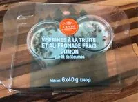 Mängden socker i Verrines a la truite