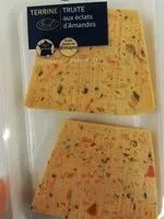 Mängden socker i Terrine truite aux éclats d'amandes