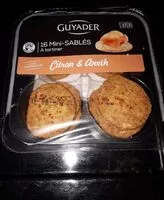 Mängden socker i Sablés au Citron et Aneth