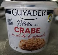 Mängden socker i Rillettes au crabe