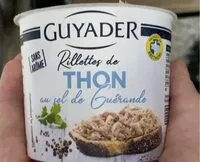 Mängden socker i Rillettes de thon au sel de Guérande