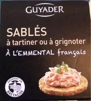Mängden socker i Sablés à tartiner ou à grignoter