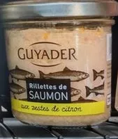 Mängden socker i Rillettes de saumon aux zestes de citron
