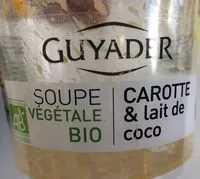 Mängden socker i Soupe vegetale Bio Carotte&Lait de coco