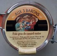 Mängden socker i Foie Gras de Canard Entier