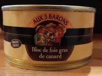 Mängden socker i Bloc de foie gras de canard