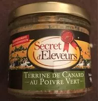 Mängden socker i Terrine de canard au poivre vert