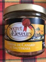 Mängden socker i Terrine de canard au sauternes