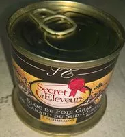 Mängden socker i Bloc de foie gras de canard du sud ouest SECRET D'ELEVEURS