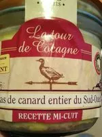 Mängden socker i Foie gras de canard entier du Sud-ouest