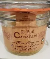 Mängden socker i Foie gras de canard entier du Sud ouest