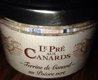 Mängden socker i Terrine de canard au poivre vert