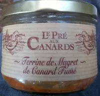 Mängden socker i Terrine de magret de canard fumé