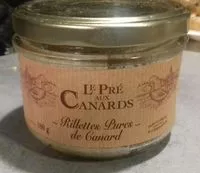 Mängden socker i Rillettes de Canard