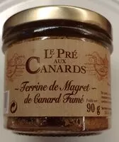 Mängden socker i Terrine de magret de canard fumé