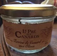 Mängden socker i Terrine de canard aux olives