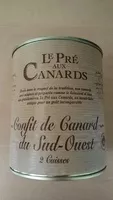 Mängden socker i Confit de canard du sud-ouest