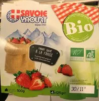 Mängden socker i Yaourt sur lit de fraise bio