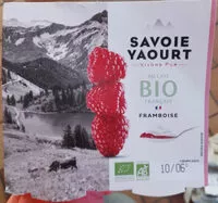 Mängden socker i Yaourt sur lit de framboise bio