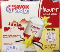 Mängden socker i Yaourt au lait entier vanille pot carton 4x125g