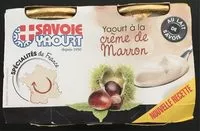Mängden socker i Savoie Yaourt aux marrons