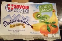 Mängden socker i Plaisir des Alpes Fruits de saison été