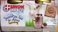 Mängden socker i Yaourt au lait de chèvre nature 2x125gg