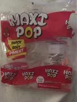 Mängden socker i Maxi Pop Goût Piment 50g
