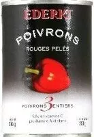 Mängden socker i Ederki poivrons rouges pelés entiers